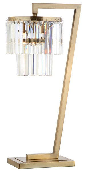 Crystal Art Deco Lamp